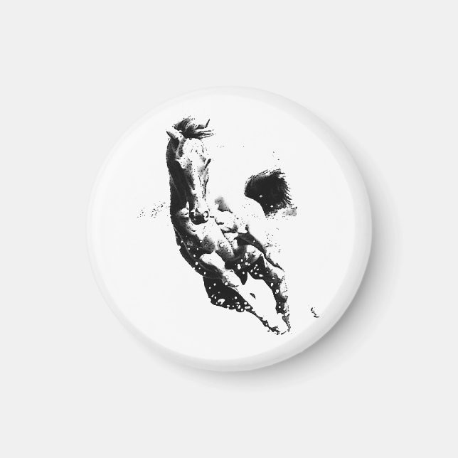 Aimant Cheval de course (Devant)