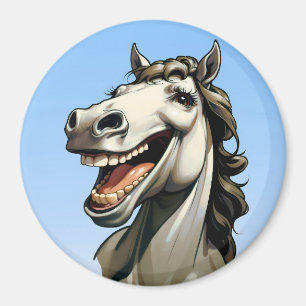 Aimant cheval drôle