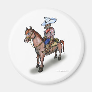 Aimant Cheval du cowboy n