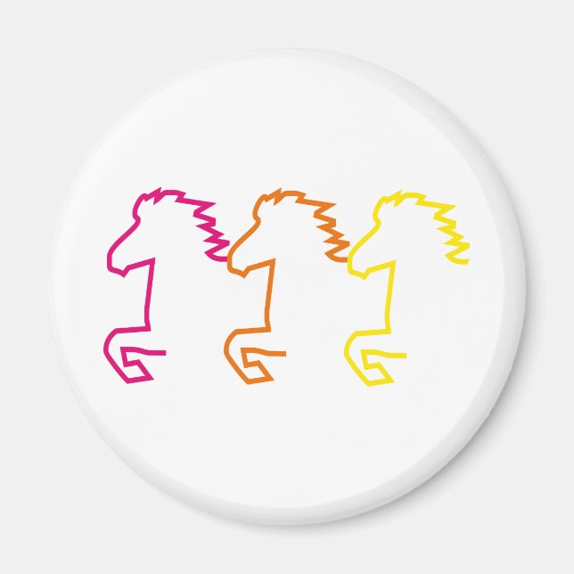 Aimant Cheval islandais (Devant)