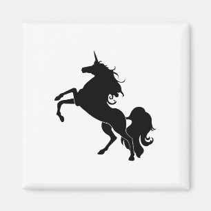 Aimant Cheval noir