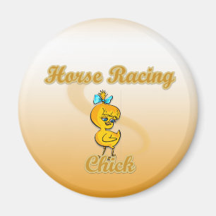 Aimant Cheval Racing Chick