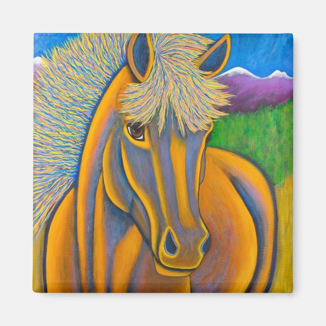 Aimant Cheval sauvage (Devant)