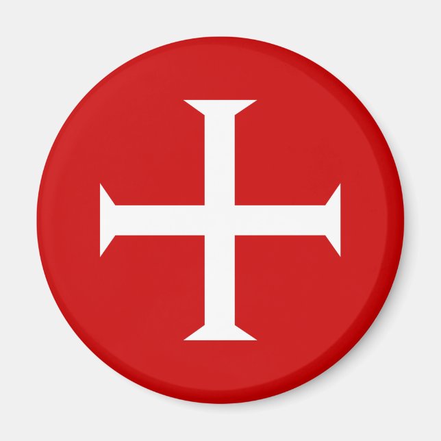 Aimant chevaliers templar croix-rouge malta teutonic hôpi (Devant)