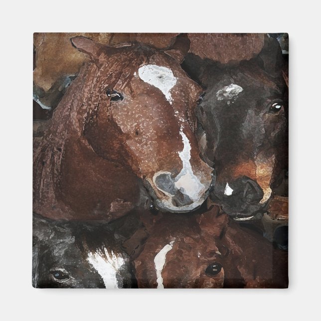 Aimant Chevaux (Devant)