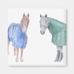 Aimant Chevaux en tapis