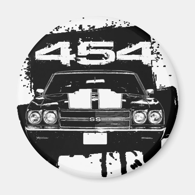 Aimant Chevelle 454 (Devant)