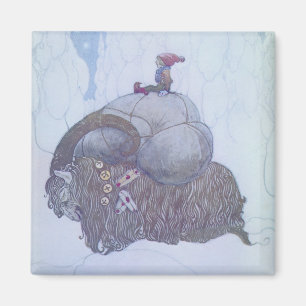 Aimant Chèvre scandinave de Noël de Julbocken