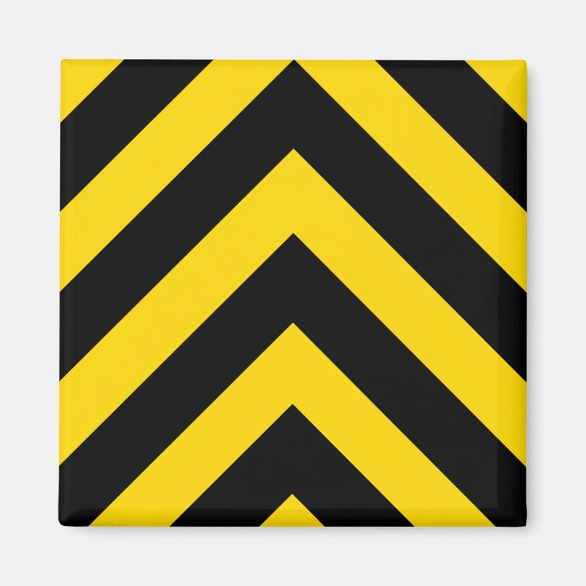 Aimant Chevrons audacieux de la route (Devant)