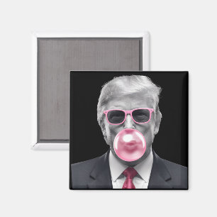 Aimant Chewing-Gum Trump Donald Trump 2024 Votez pour Tru