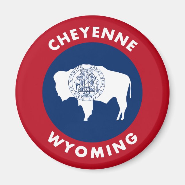 Aimant Cheyenne Wyoming (Devant)