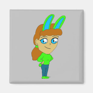Aimant chibi bunnygirl