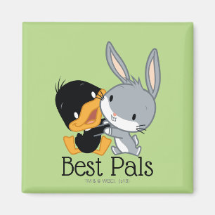 Aimant Chibi DAFFY DUCK™ & BUGS BUNNY™