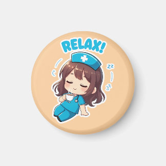 Aimant Chibi Nurse Original 3.0 - Relaxer