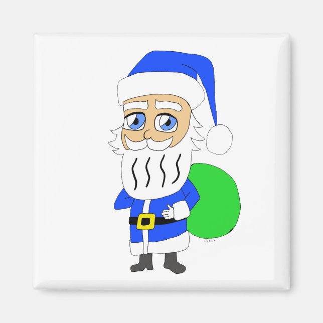 Aimant chibi Santa Claus (Devant)