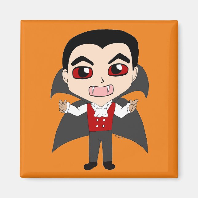 Aimant chibi vampire (Devant)