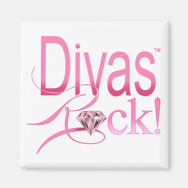 Aimant CHICAGO BLING - "Divas Rock!" (Devant)