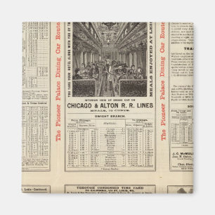 Aimant Chicago et Alton Railroad 3