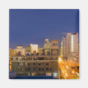 Aimant Chicago, Illinois, skyline tourné de West Loop