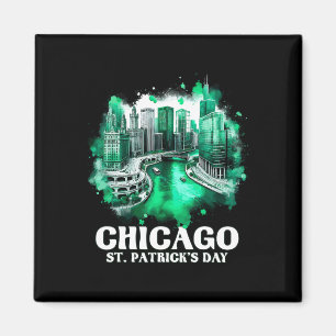 Aimant Chicago River St. Patrick's Day Parade