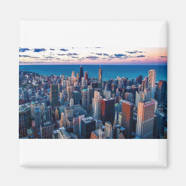 Aimant Chicago Skyline (Devant)