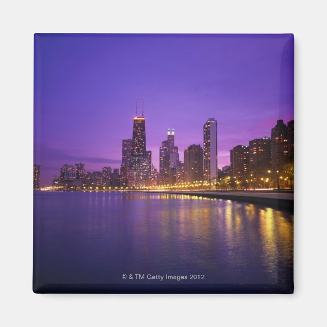 Aimant Chicago Skyline (Devant)