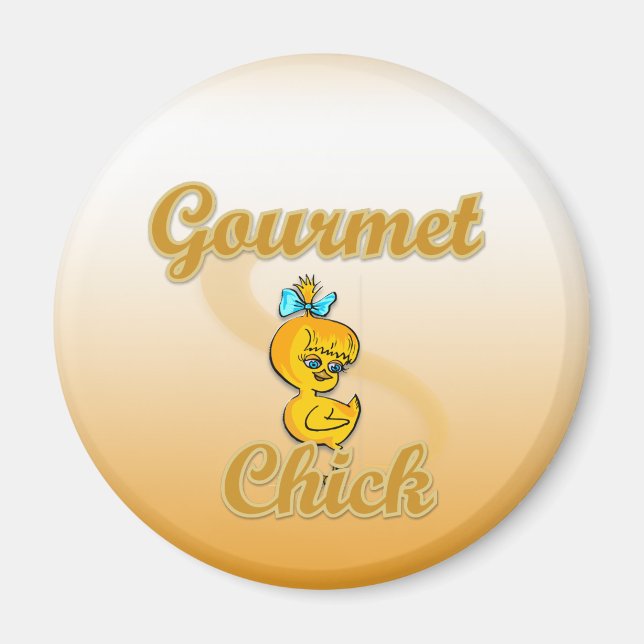 Aimant Chick Gourmet (Devant)