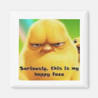 Aimant Chick Happy Face