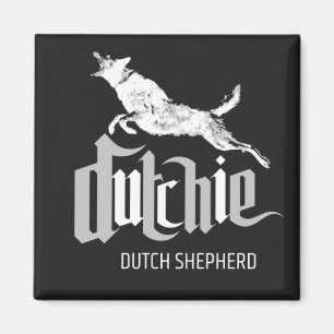 Aimant Chien de berger néerlandais - Dutchie - Hollandse