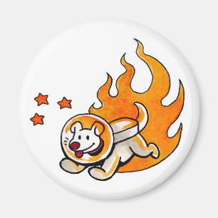 Aimant Chien de l'espace