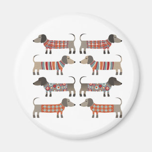 Aimant Chien de saucisse Dachshund