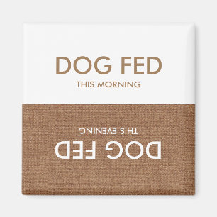 Aimant Chien Dernier Fed... Rappel d'aimants du soir et d