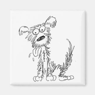 Aimant Chien effrayant
