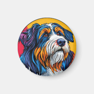 Aimant Chien illustrant la créativité vivante