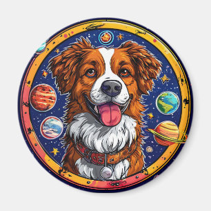 Aimant Chien joyeux