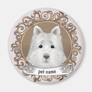 Aimant Chien Westie