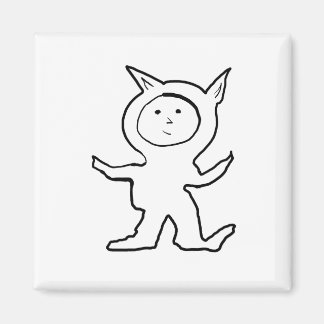 Aimant Chiens Jammies par Cussdum Designs