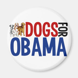 Aimant Chiens pour Obama