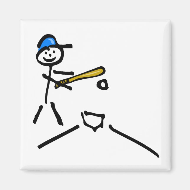 Aimant Chiffre de baseball (Devant)