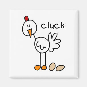 Aimant Chiffre T-shirts et cadeaux de bâton de poulet