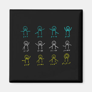 Aimant Chiffres drôles d'équation mathématique Danse d'al