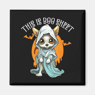 Aimant Chihuahua Halloween chiot farce ou friandise Sombr