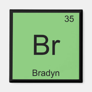 Aimant Chimie du nom de Bradyn Élément tableau périodique