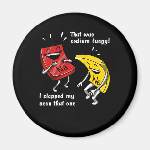 Aimant Chimie Qui Était Sodium Drôle Science Plaisanterie