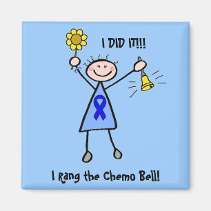 Aimant Chimio Bell - femme de cancer du colon