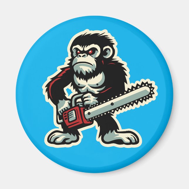 Aimant Chimp de scie (Devant)