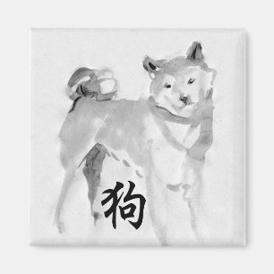 Aimant chinois 3 du zodiaque S de symbole de