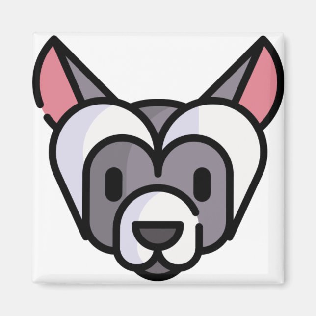 Aimant Chinois arrêté (Devant)