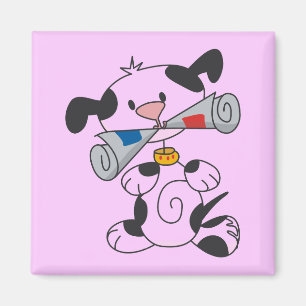 Aimant Chiot avec le T-shirts et les cadeaux de journal