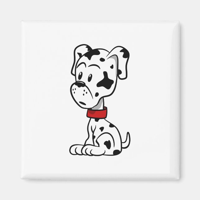 Aimant Chiot dalmate (Devant)